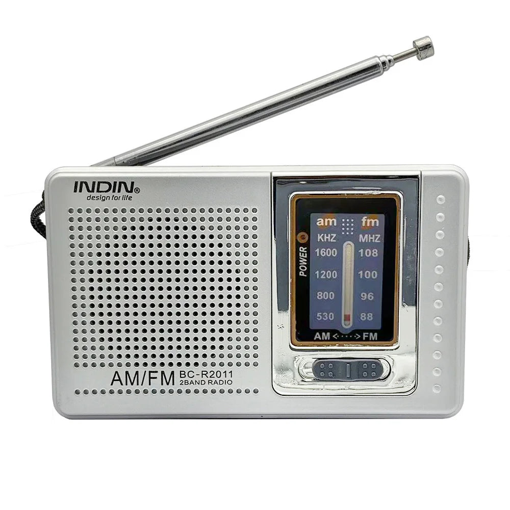 Mini Radio AM FM, 2*AA Battery Operated Radio with Lanyard, Excellent Reception, Portable Radios AM FM, Transistor Radios