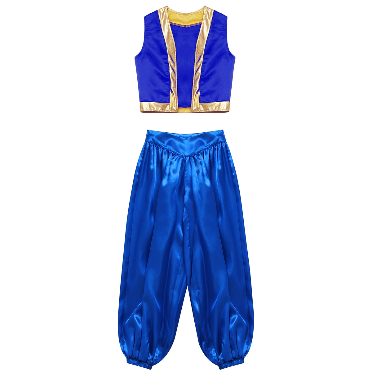 Girls Boys Fancy Dress-up Costume Arabian Costume Prince Role Playing Outfits Carnival Rave Party Suit Halloween Cosplay Costume