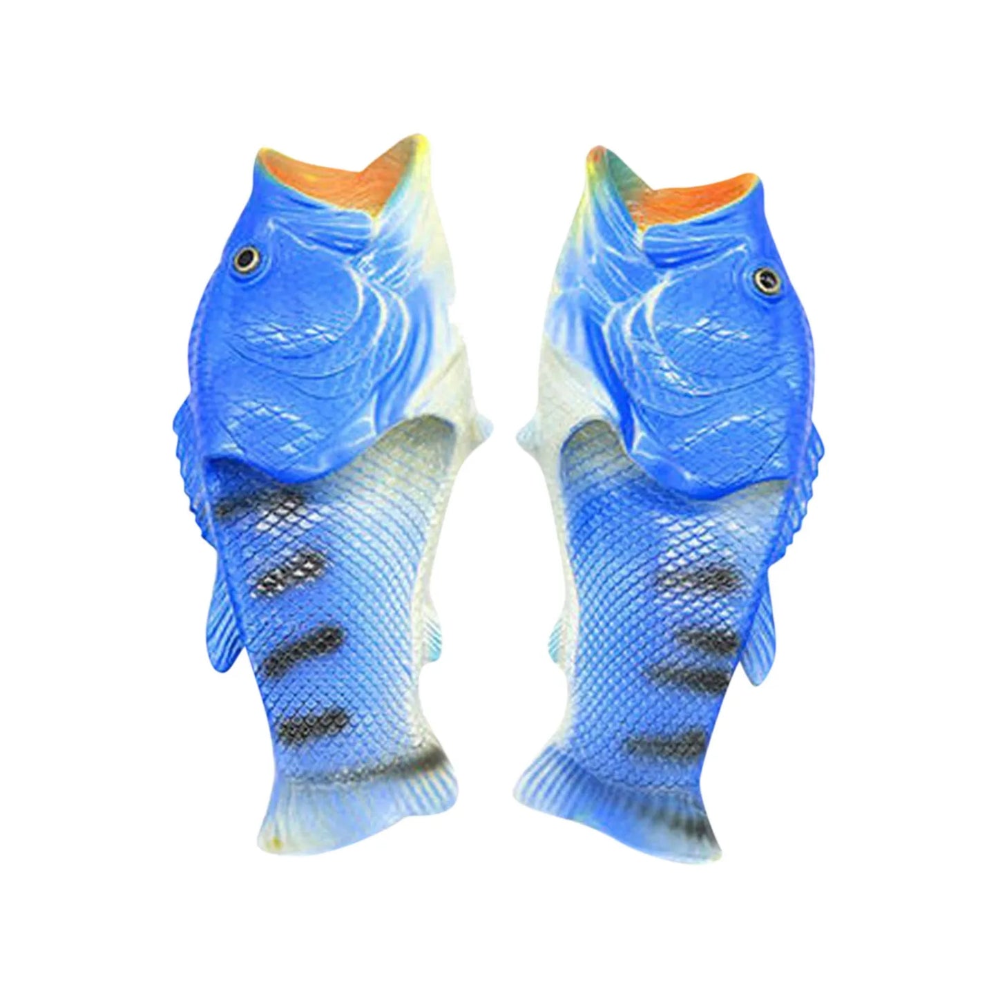 Funny Slippers Women Footwear Family Shoes Parent-child Sandals Plus Size 32-46 Summer Beach Shoes Boys Unisex Fish Slippers
