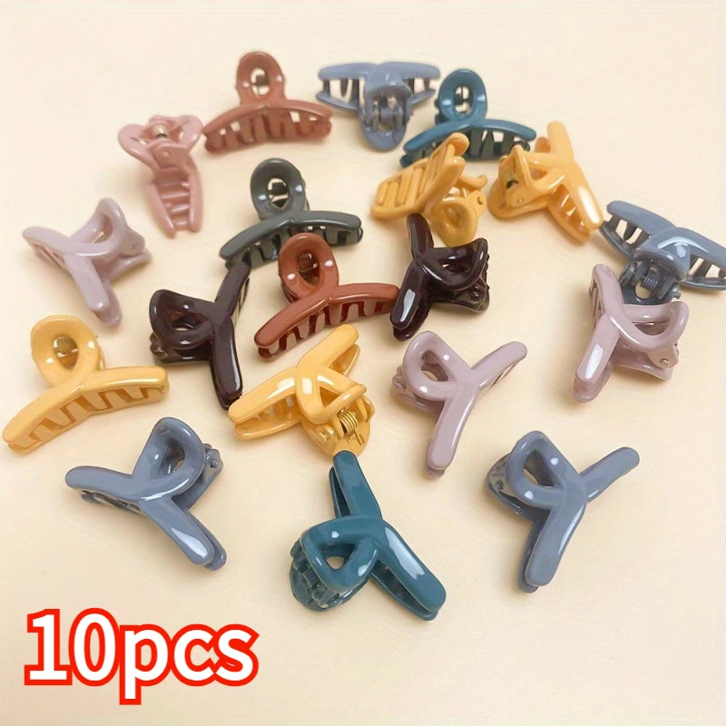 South Korea Mixed Hair Mini Small Grasp Clip Frosted Bright Cute Girls Bangs Hair Clip Small Grasp Clip Side Hairpin Hair Orname