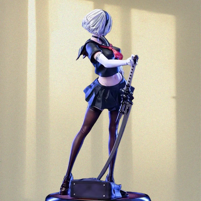 Neil Mechanical Epoch Handmade 2B Little Sister Anime Action Figure Beautiful Girls Model Decoration Birthday Gift Collectors