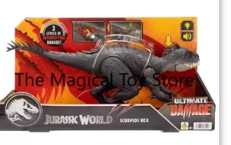 Original Jurassic World Dinosaur Action Figure: Scorpion King Ultimate Destruction Sound Effect Anime Model Toy
