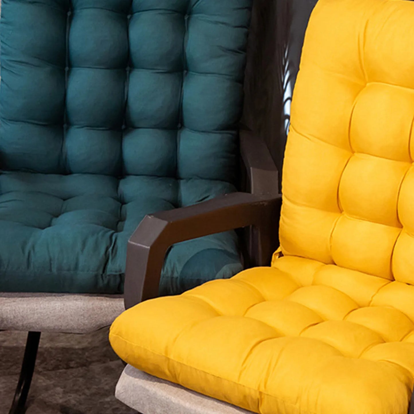 Summer Recliner Rocking Sofa Cushions Solid Color Soft and Comfortable Thickened Chair Cushions for Office Home Use