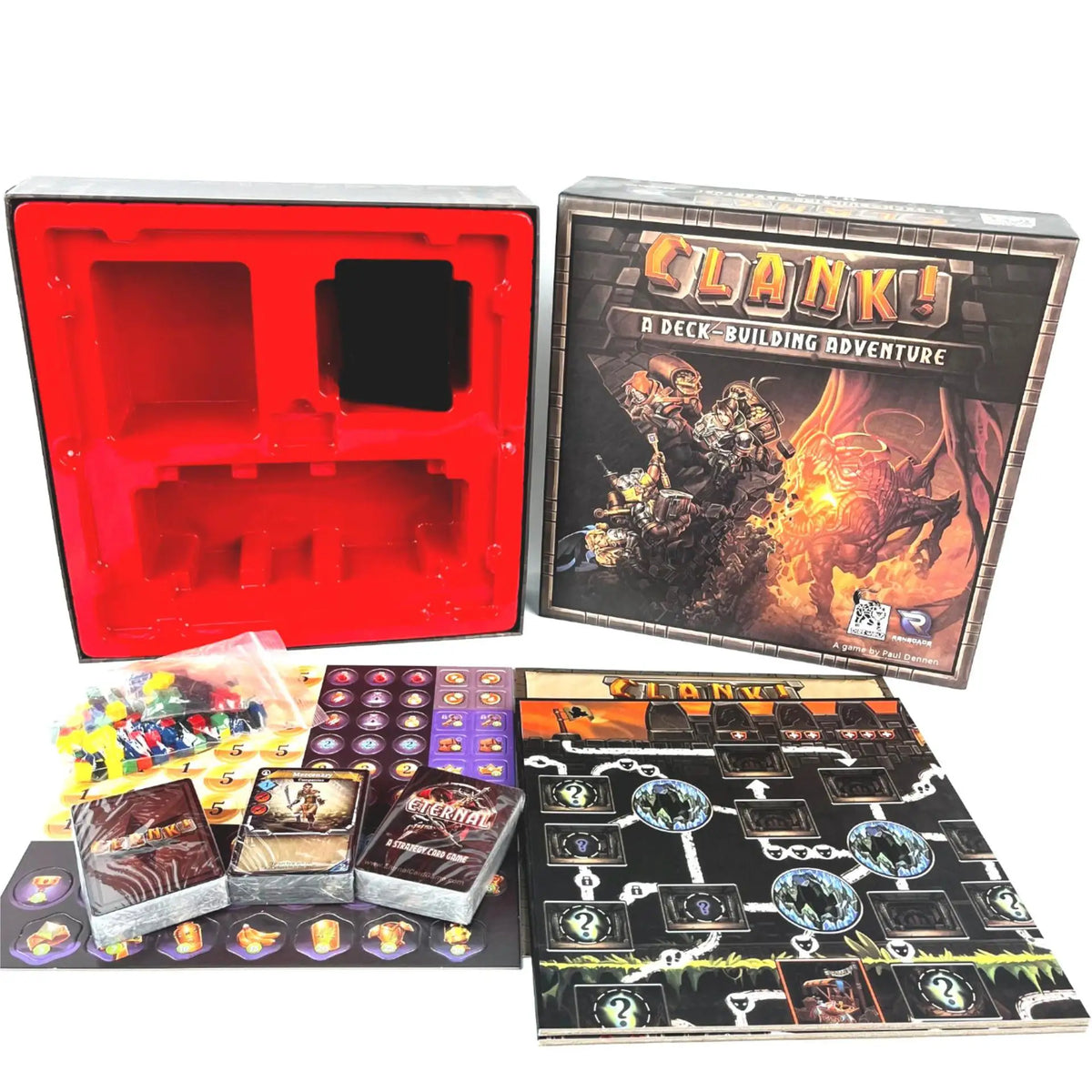 Renegade Game Studios Clank!The Deck Building Adventure Game, Board Card Exploring American Board Games