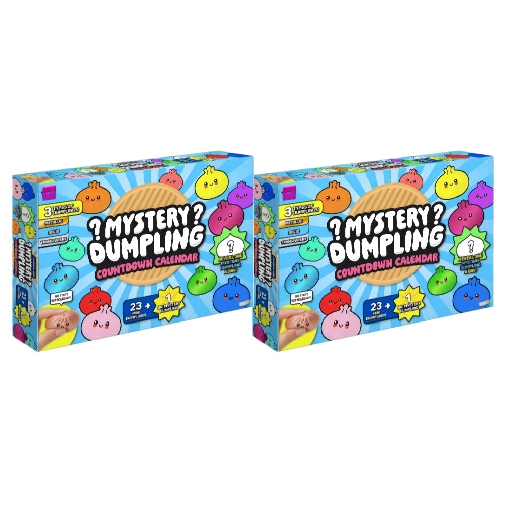 24 Days Squeeze Dumpling Advent Calendar Slow Rising Dumpling Squishies Decompression Dough Dumpling Squishy Toy for Kids Adults