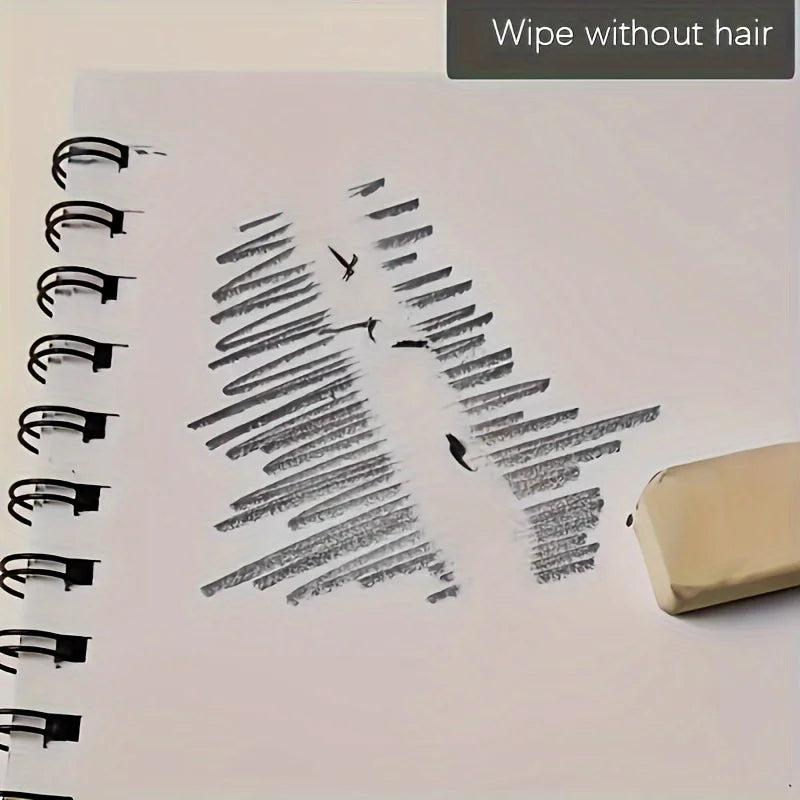 Black Artist Sketchbook-Art Paper Drawing Pad,Perfect for Sketching and Drawing,Sketching Tools,Spiral Bound,Thick Paper Pages