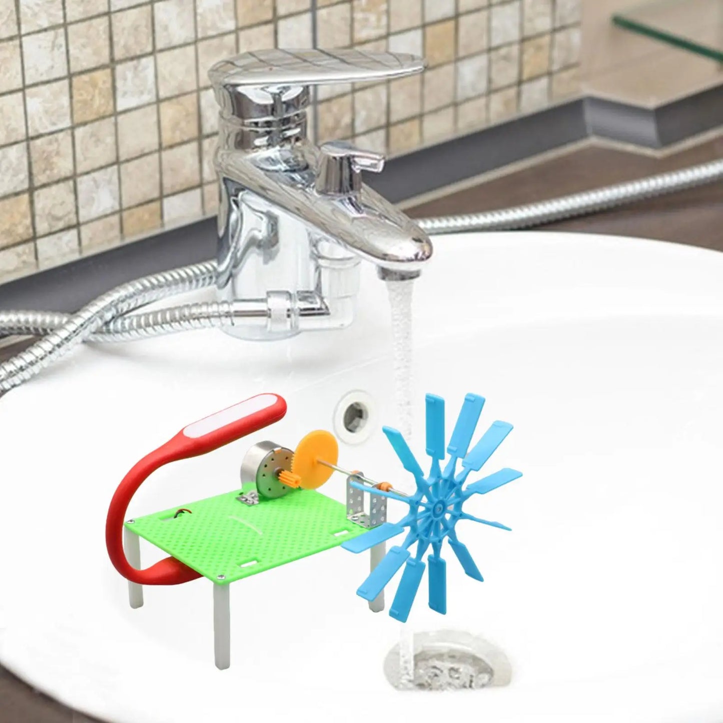 Hydroelectric Generator DIY Material Set Stem Fun Science Experiment Set Educational Toys for Ages 4+ Teen Kids Children