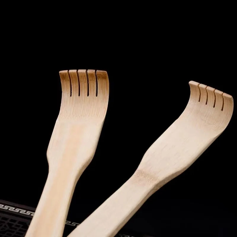 Bamboo Back Scratcher Anti-Itch Massager for Elderly Health Care Body Scraper Comfortable Scratch Tool for Seniors