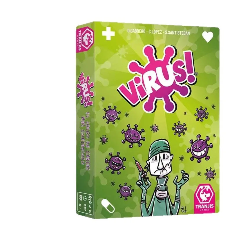 Family Strategy Card Game Set Virus Series 1&2 & Halloween Adult Party Board Game Youth Group Interactive Entertainment
