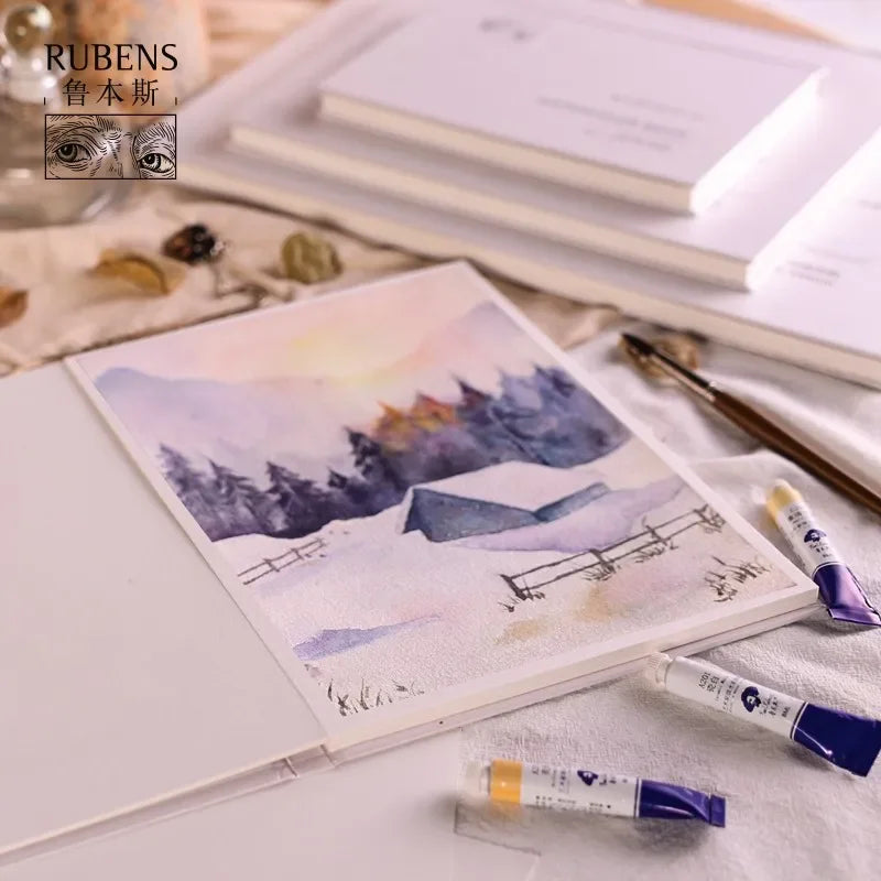 Paul Rubens Watercolor BlockHigh Absorption Cold Pressed Watercolor Paper Sketchbook 100% Cotton 300gms 20 Sheets Drawing Paper