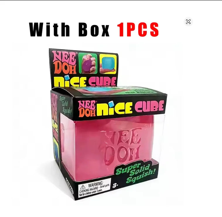 2026 NeeDOH Model Soft Squishy Toy Nice Cube Sensory Stress Reliever Fidget Tool for Anxiety for Adults & Kids Premium in Stock