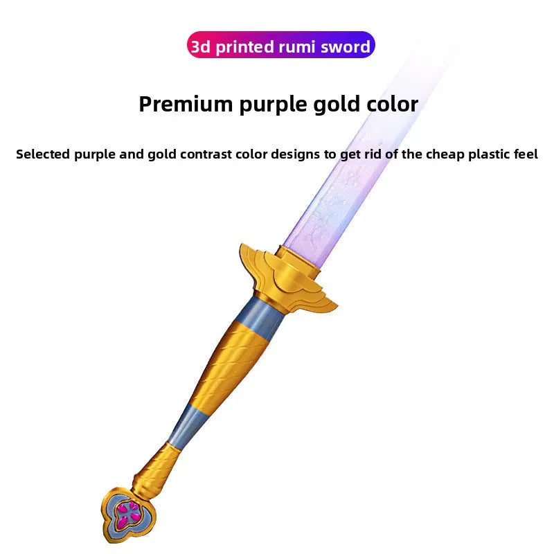 Hot Sword With Symbol Outfits Roleplay Sword Cosplay Prop Women Men Halloween Carnival Costume Accessories Lumi Long Knife