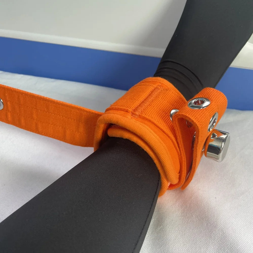 Magnetic Locking Ankle Restrainment Belt Medical Self-Injury Self-Mutilation Restraint Belt Cotton Ankle Belt