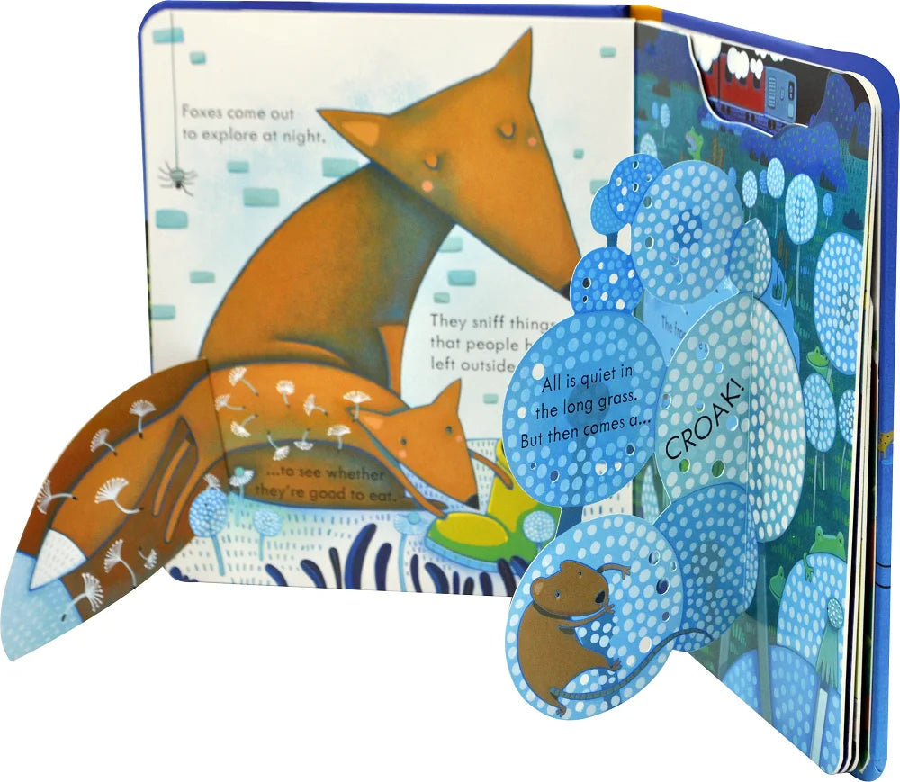 Usborne Peep Inside Night Time 3D Flap Educational English Picture Book for Kids Baby Interactive Activity Reading Books