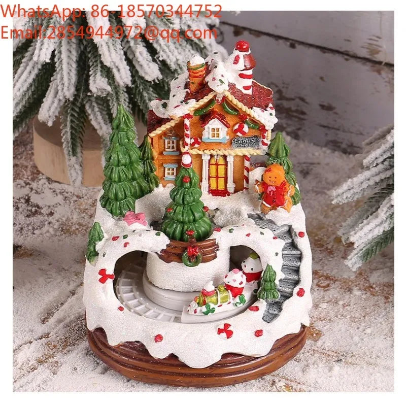 Glowing Music House Ornament, New Night Light, Christmas Gift Ornament