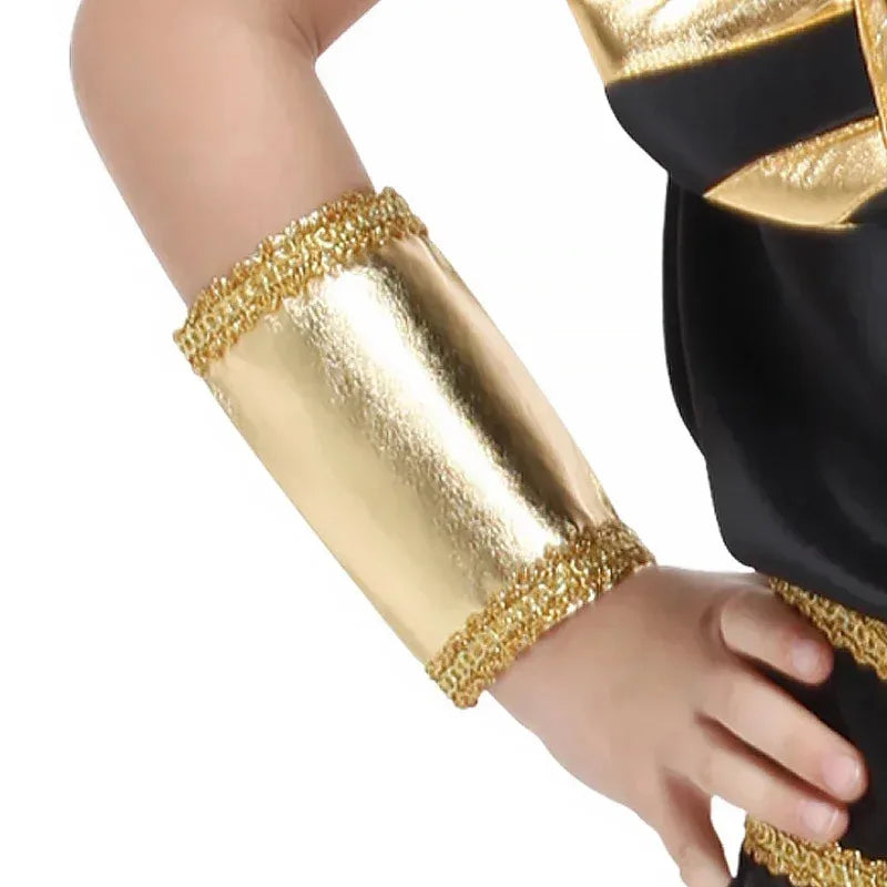 ❤Ancient Egyptian King Pharaoh Halloween Goddess Cleopatra Cosplay Costume for boy and girl,kid Role Play Performace Outfit★❤★