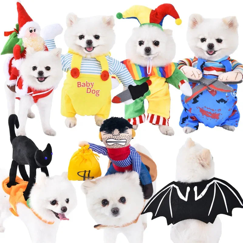 3-Piece Funny Pet Costume for Dogs & Cats – 31 Halloween Designs, S–XL