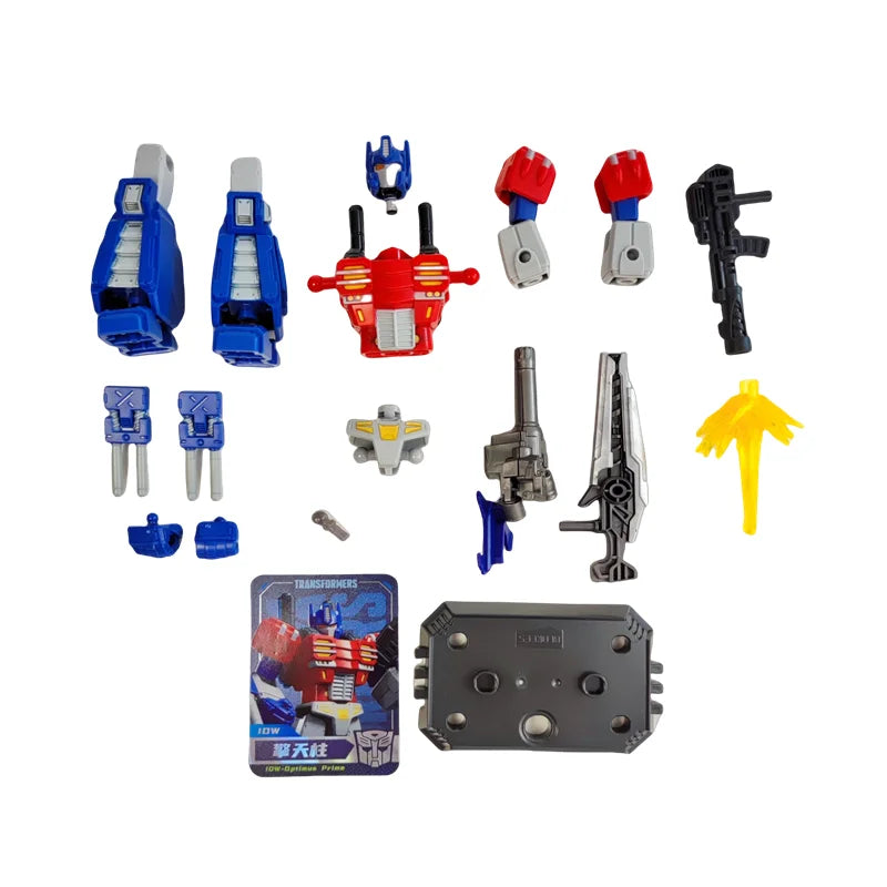 Blokees Transformers One Anime Movies Optimus Prime Bumblebee Starscream Soundwave Shockwave Cartoon Anime Robot Assembled Toy