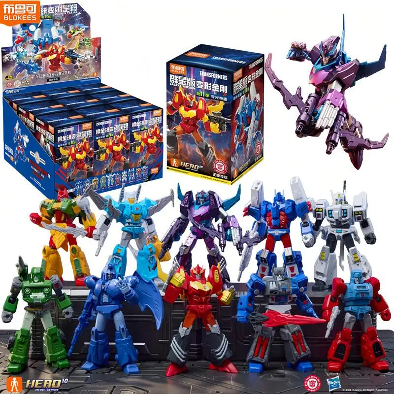 Blokees Transformers Galaxy Vol.11 Rodimus Ultra Magnus Prime Brawn Sixshot Warrior Robot Figurine Model Toys Birthday Gift