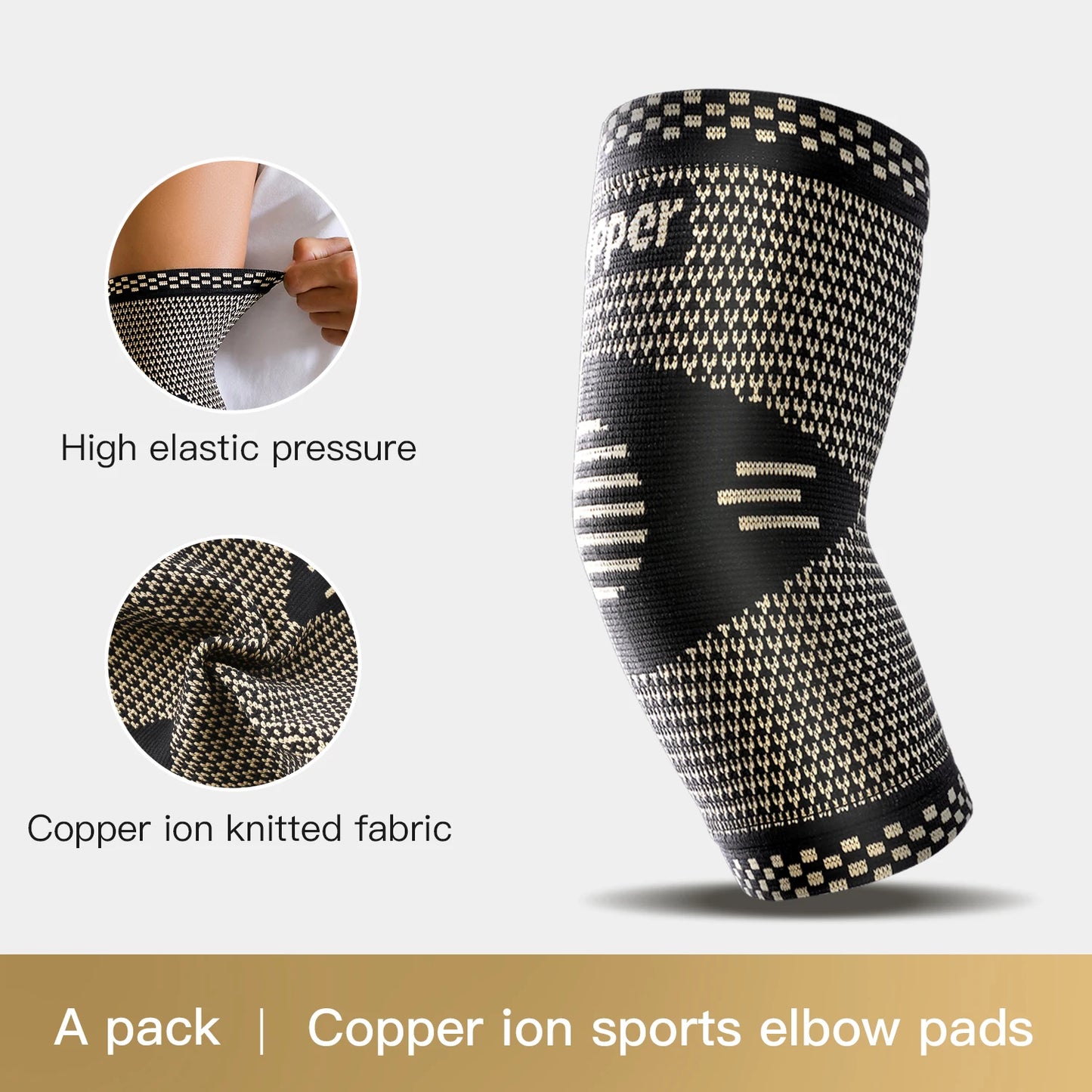 1/2 piece Copper Ankle Brace,Infused Ankle Support Compression Sleeve for Men Women,for Foot Pain,Sprained Ankle,Recovery,sports