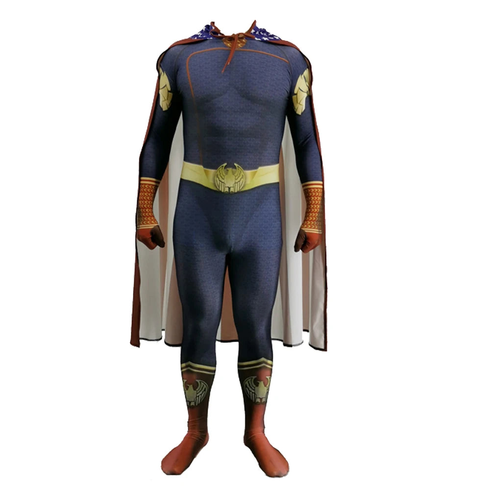 2020 Homelander The Deep Boys Cosplay Costume Halloween Costumes The Seven Homelander A-Train Super Hero Costumes Jumpsuits