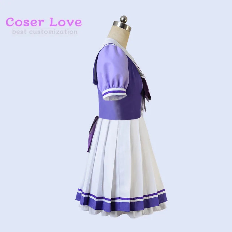 Umamusume Pretty Derby Cosplay Costume - Tracen Academy Uniform Tokai Teio Halloween Outfit Custom Size Supported