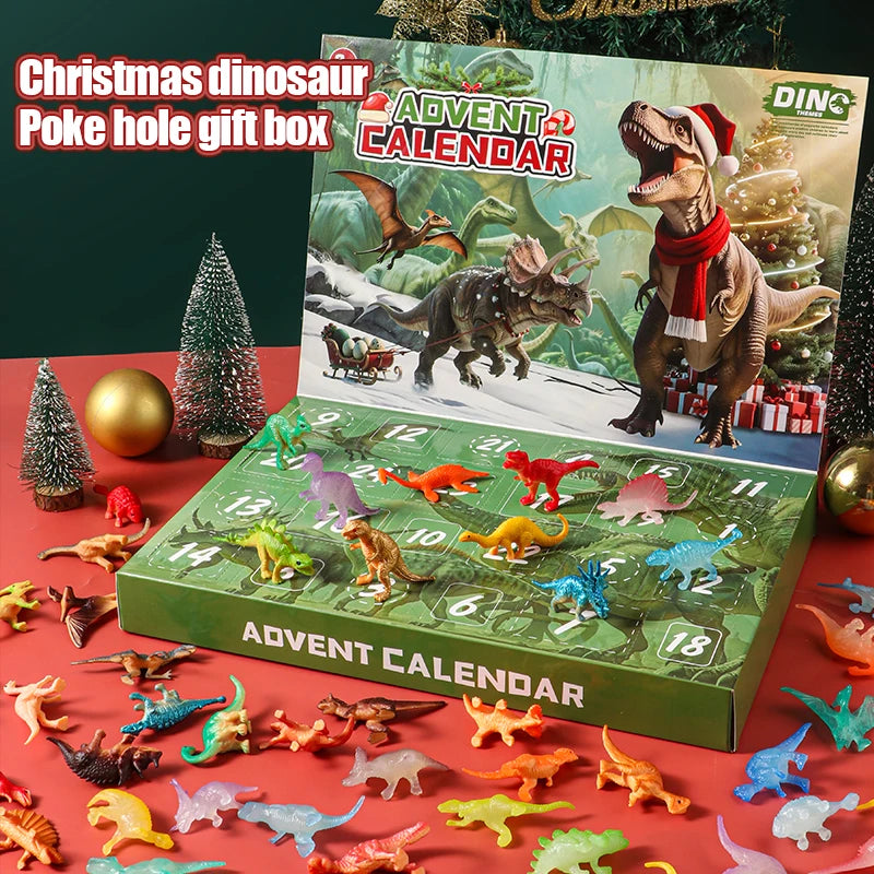 Dinosaur Toy Advent Calendar – 24 Days of Surprise Figurines for Kids