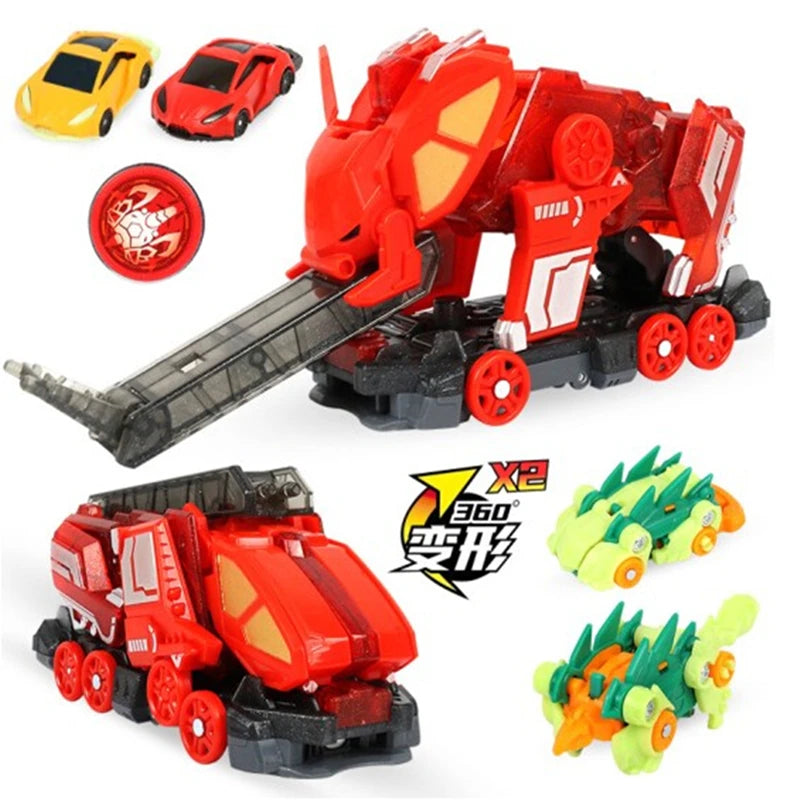 Wild Violence Transformation Anime Action Figure Robot Burst Deformation Car Beast 360° Flip Capture Chip Kids Toy Birthday gift