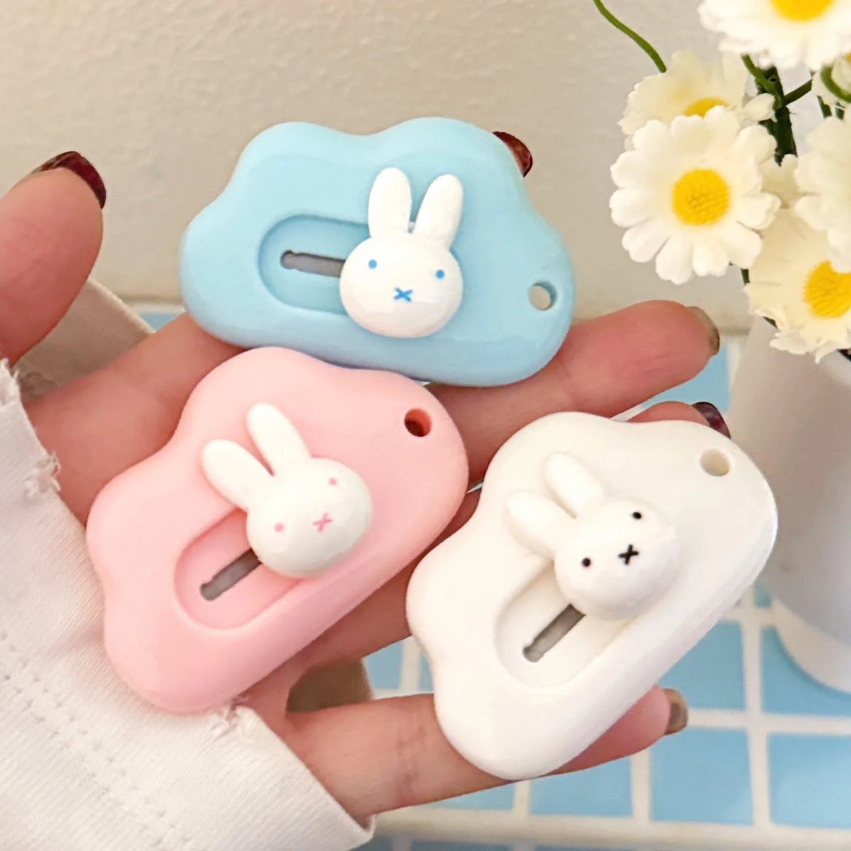 1/3 Pcs Cute Miffy Art Knife Cartoon Portable Student Paper Cuttings Small Knife Miffy Merchandise