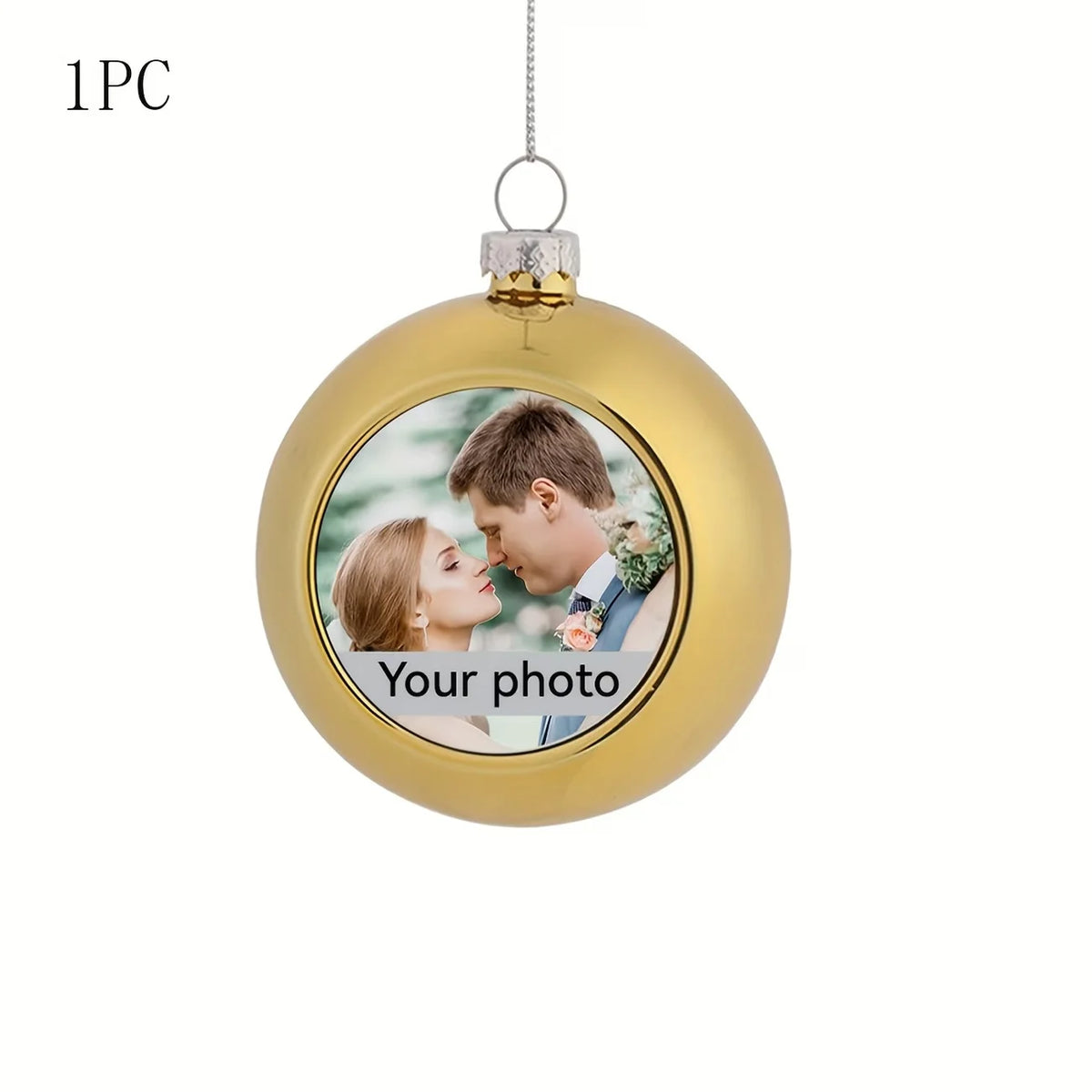 Custom Photo Christmas Ornaments, DIY Personalized Christmas Balls, Custom Xmas Gifts for Home & Christmas Tree Decorations