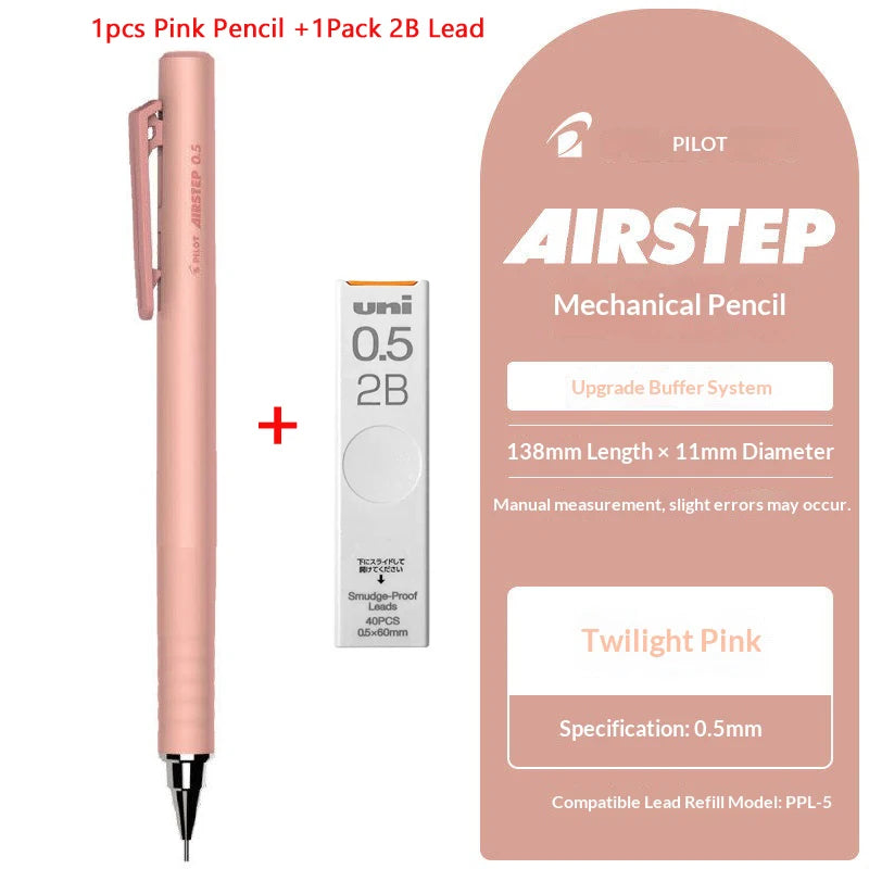 PILOT AIRSTEP Pencil HAS-15 New Function Mechanical Pencil,0.5mm Limited Edition Color Pen Body Students Children Stationery Pen