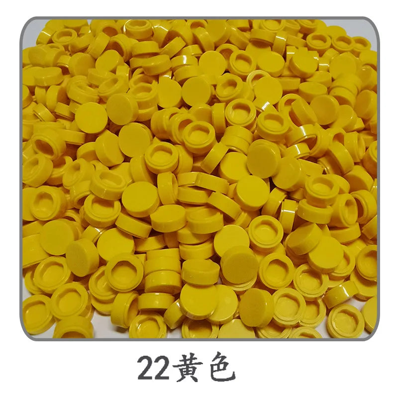 500pcs 1x1 Round  98138 Pixel Art Remix Building Block Toy Mosaic Drawing Series