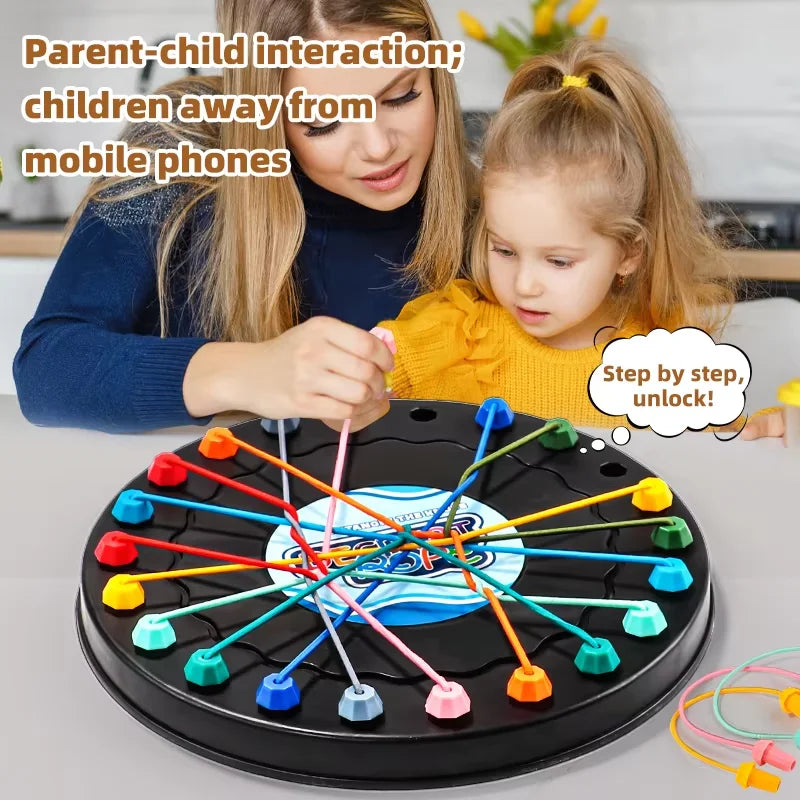 Rope Unraveling ChallengeA Board Game for Kids Enhances Logical Thinking Develops Concentration Perfect for  Interaction