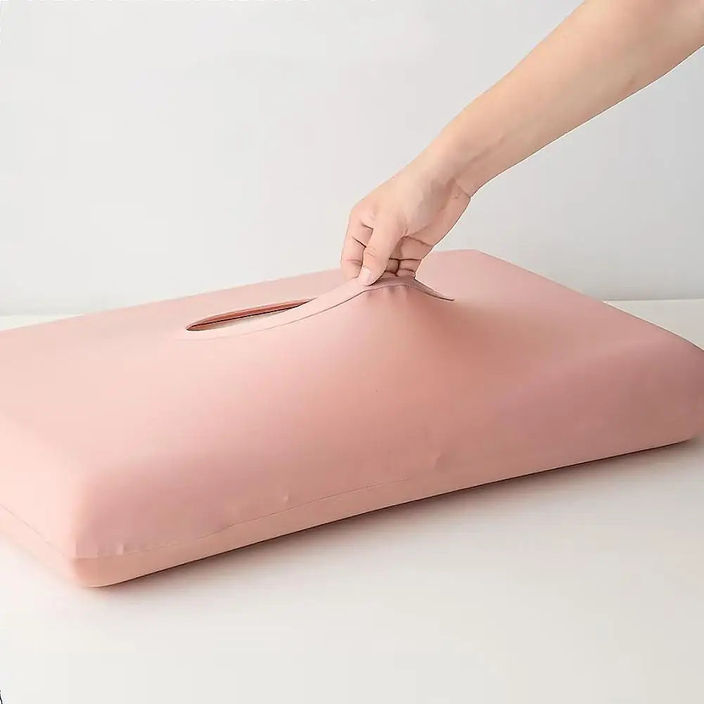 Skin‑Friendly Cooling Pillowcase Adjustable Drawstring Non‑Slip Design Breathable Moisture‑Wicking Pillow Cover for Summer Sleep