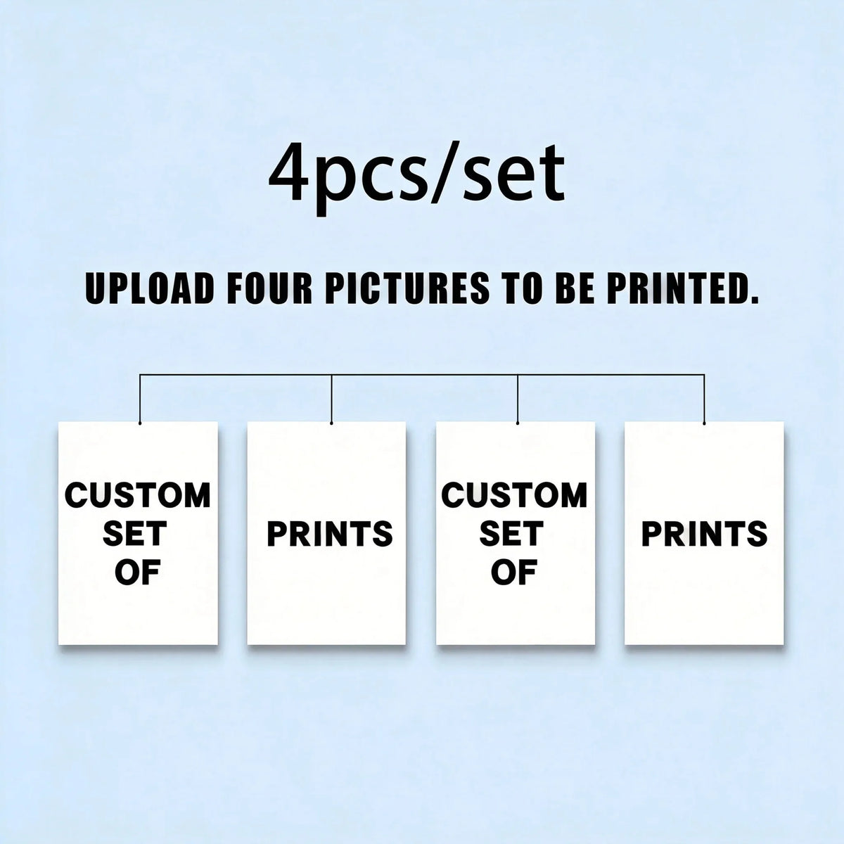 Custom Canvas Prints Photo Wall Art Personalized Poster for Family Life Pets Anime Birthdays Weddings Scenery Home Decor Gifts