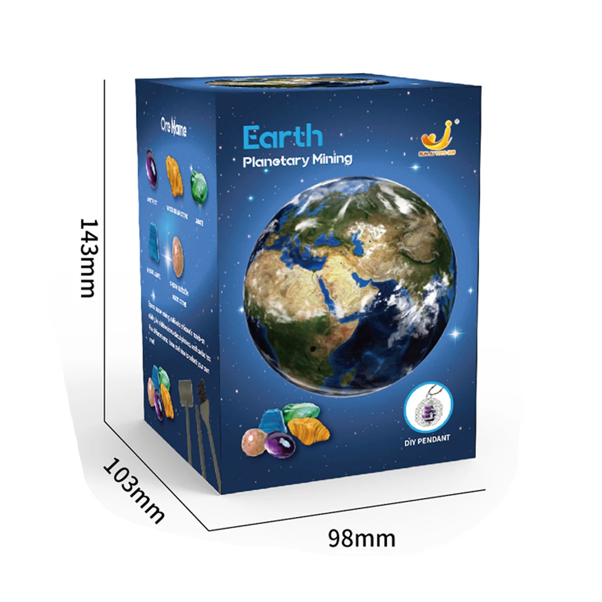 Children Archaeological Digging Toy Treasure Planet Gem Ore Exploration of The Solar System Mining Science Educational Toys