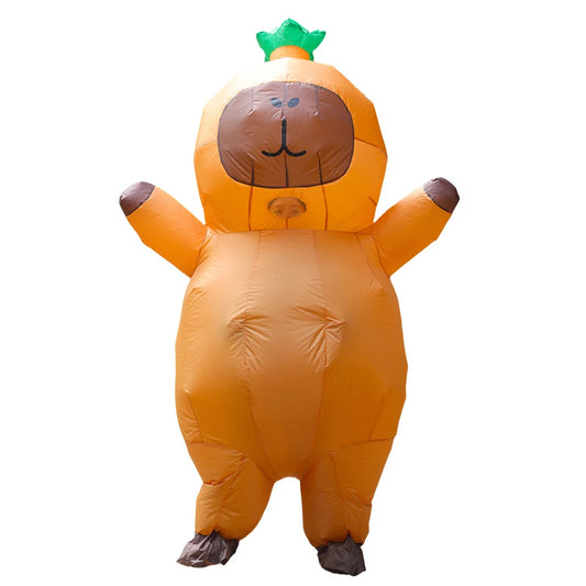 Inflatable Capybara Costume for Adults – Funny Blow-Up Suit, Heights 150–195 cm