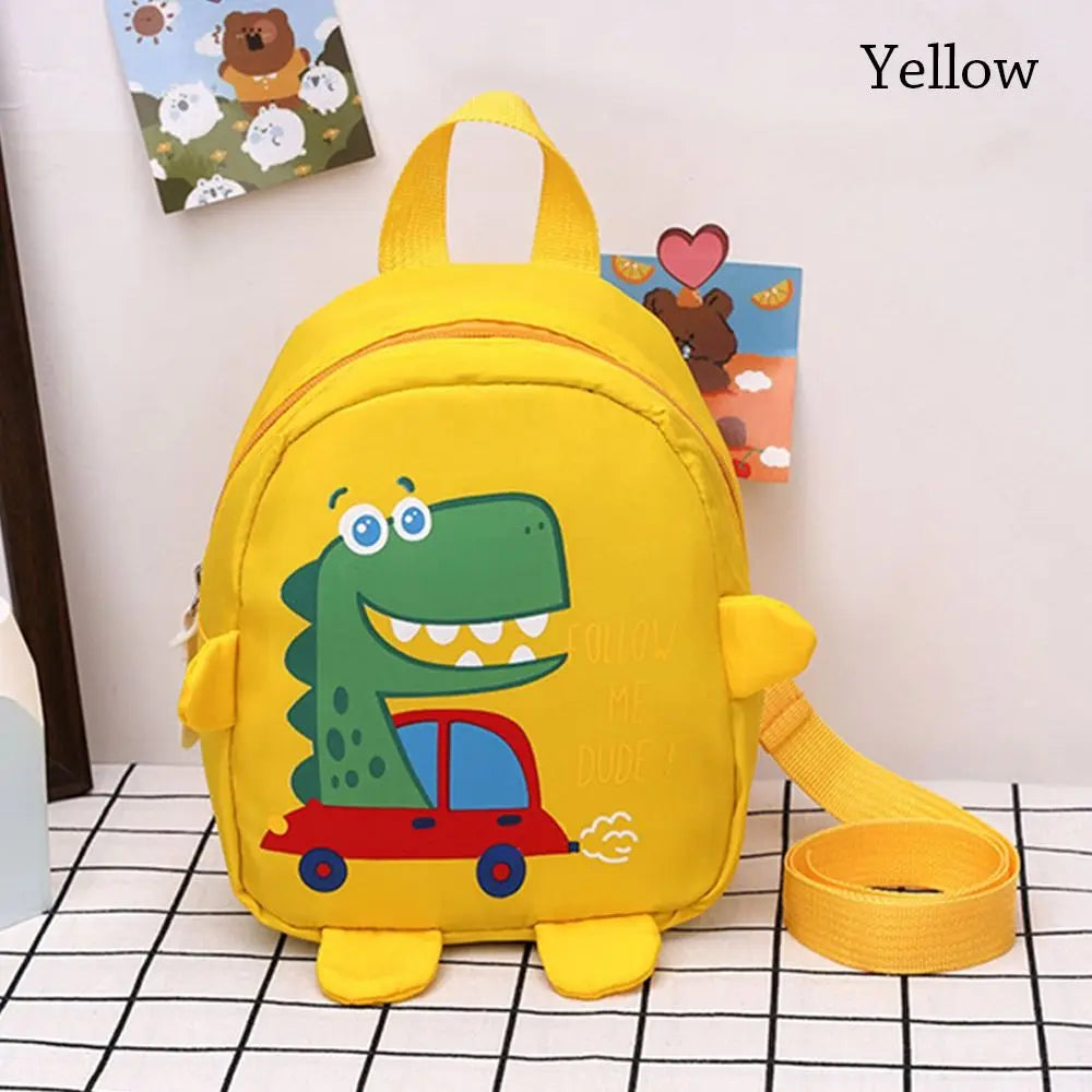 Cartoon Dinosaur Cute Toddler Rucksack Safety Harness Anti-lost Backpacks Boys Girls Kindergarten Schoolbag