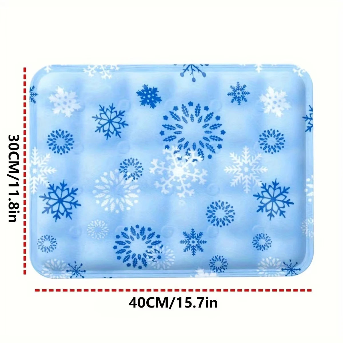 Pet Cooling Mat, Dry Ice Water Injection Cool Pad, Waterproof Wear Resistant, Summer Heat Relief Cooling Cushion for Dogs & Cats