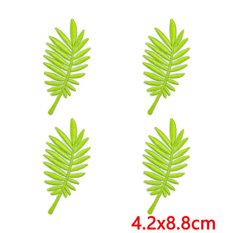 10Pcs/Lot Cool Summer Pool Iron On Patches For Clothing Beach Chair Colorful Kite Aloha Embroidery Patches Backpack Appliques