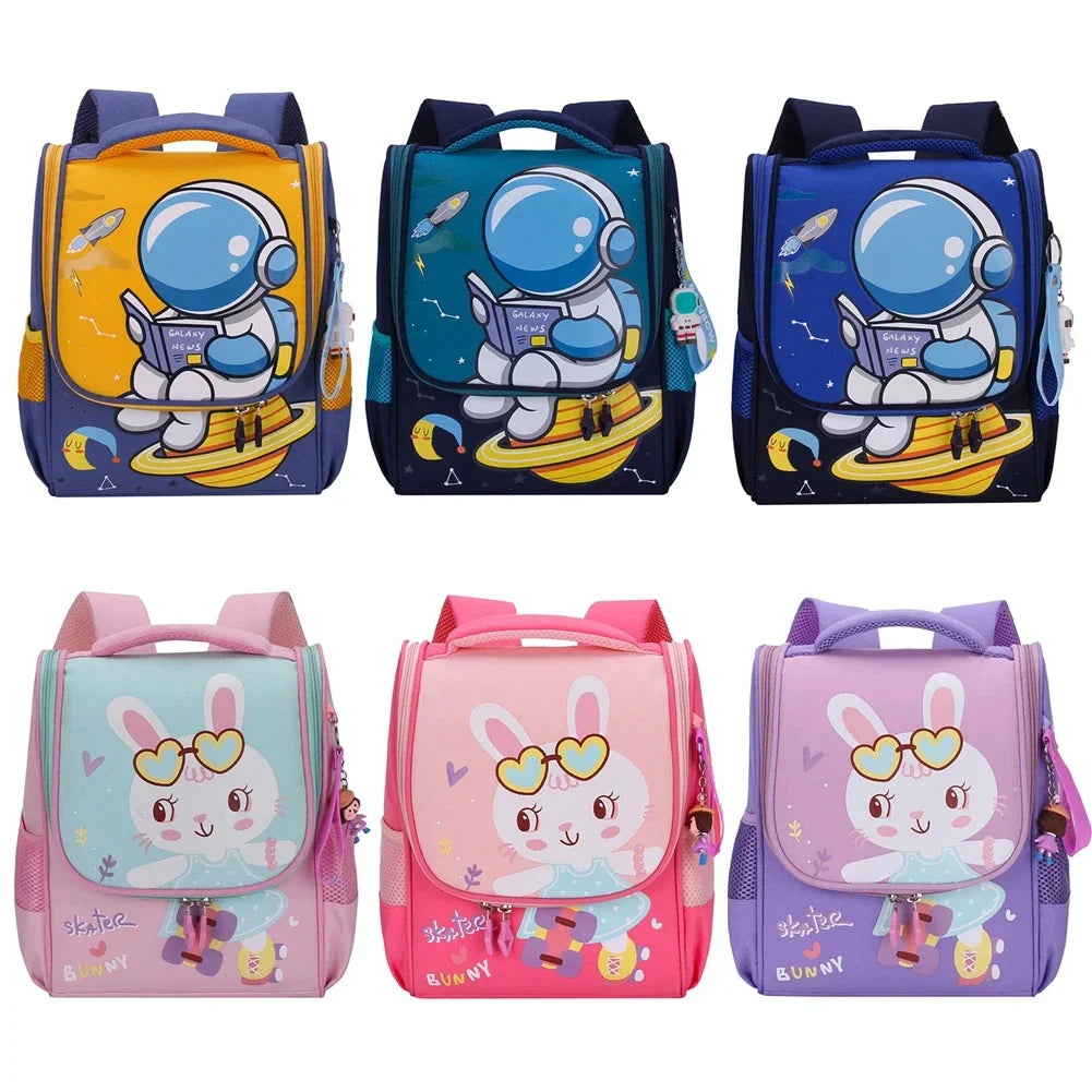Boy Backpack Boys Astronaut Kindergarten Children‘s Backpacks Student Schoolbag Gift Cartoon Backpack Knapsack Grade 1-9