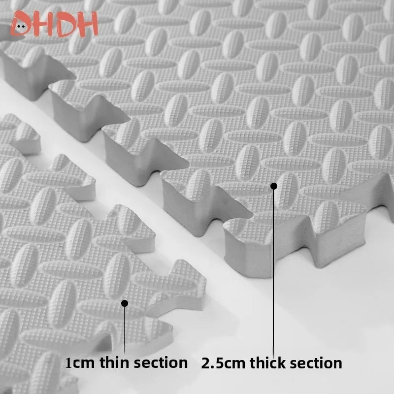 30*30*1/2.5CM Puzzle Mat for Children Baby Play Mat Kids Carpet Soundproof Gym Mat for Children's Room Activities Mat 2-16Pcs