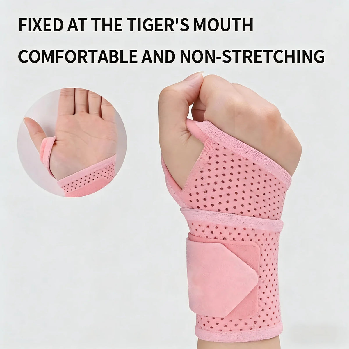 1 Breathable Mesh Wrist Support Joint Pain & Sprain Protection Chronic Overuse Wrist Support Wrap-Around Compression Sleeve