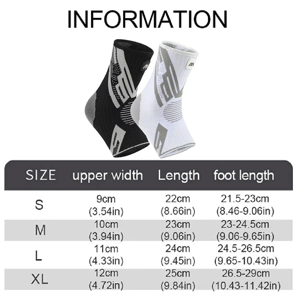 New Ankle Brace Compression Sleeves Injury Recovery Joint Pain Tendon Support, Plantar Fasciitis Foot Socks with Arch Support