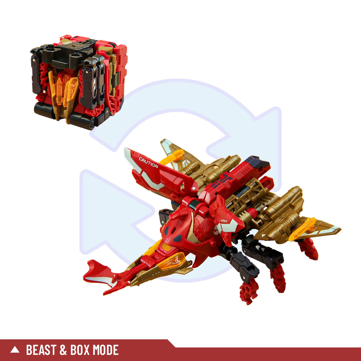 52TOYS Beastbox BB-32 Demon Dart Beetle Deformation Toys Action Figure, Collectible Converting Toys, Gift for teens and adults
