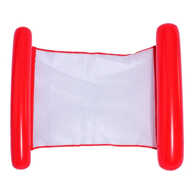 Summer Foldable Water Hammock Swimming Pool Inflatable Air Mattress for Swimming Beach Lounger Floating Sleeping Bed Chair