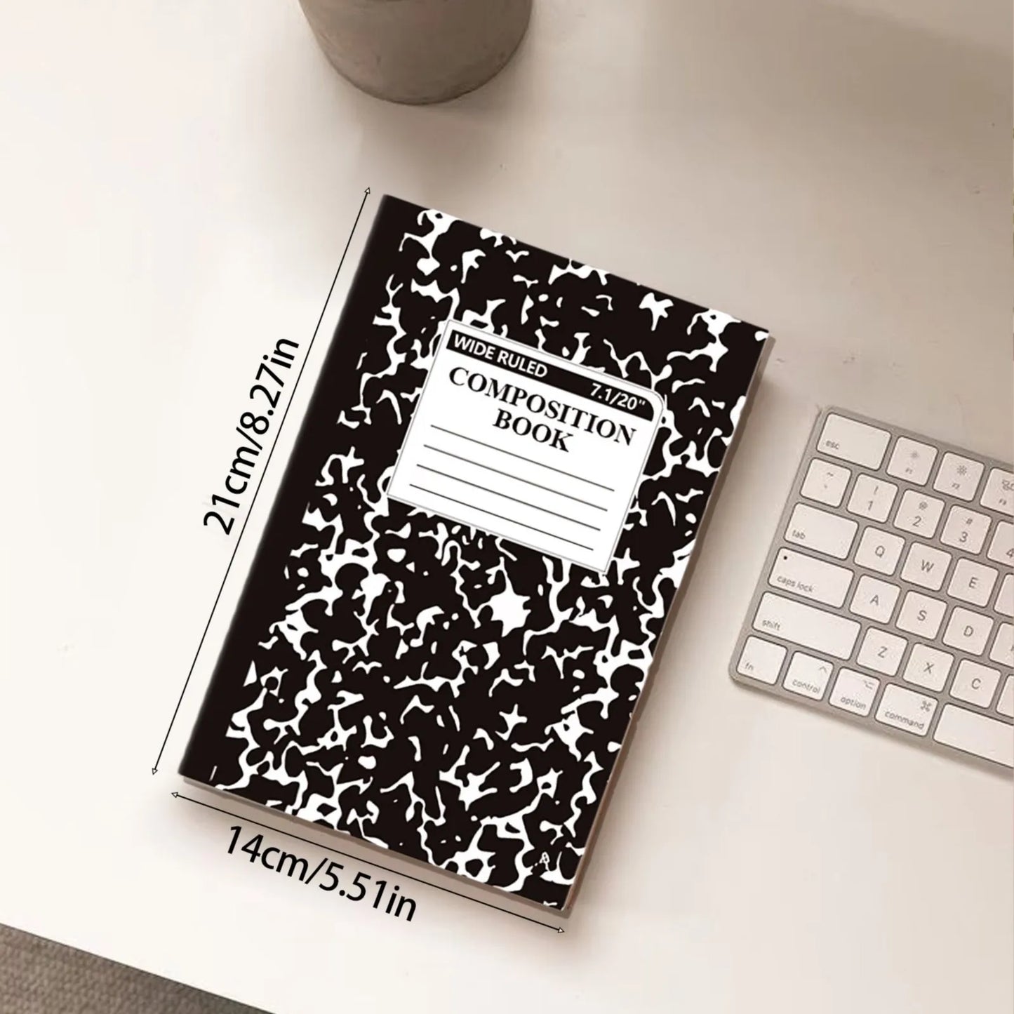 Simple Notebook Marble Pattern Exquisite Notepad Stitching Book Office Multi-Page Student Children'S Diary Composition Book B5