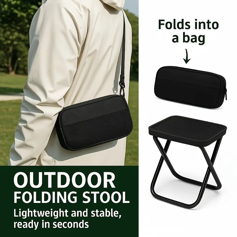 Lightweight Sturdy Frame Portable Heavy Duty Folding Camping Chair for Adults Outdoor Use Supports 440lb Capacity