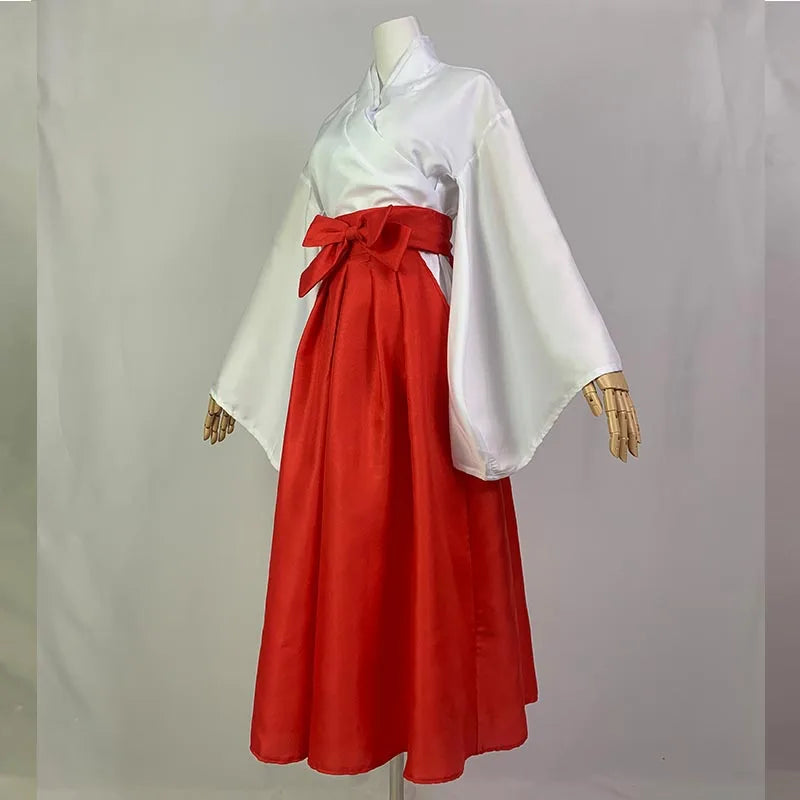 Iori Utahime Cosplay Costume Girls Kimono Suits Woman Tops Dress Halloween Party Iori Utahime Outfits Headwear for Comic Con