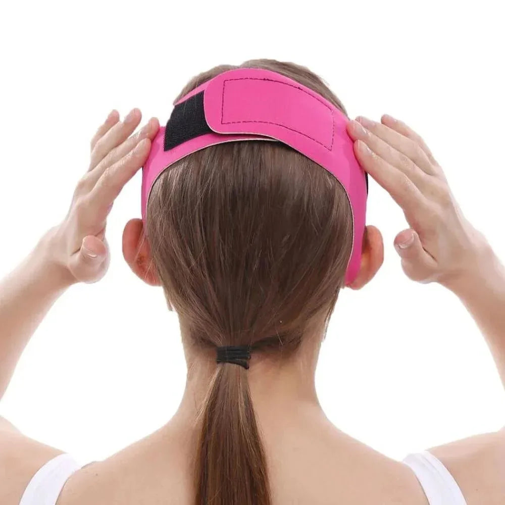 YS00135--Elastic face slim bandage v line facial shape woman chin belt facial care beauty tool